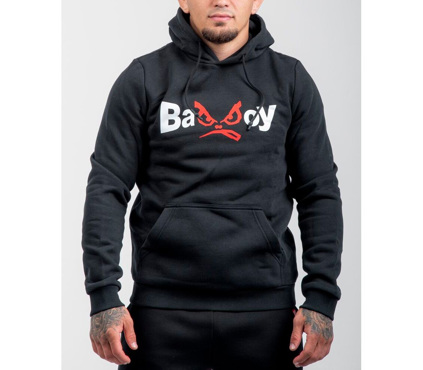 BAD BOY retro logo HOODIE - black